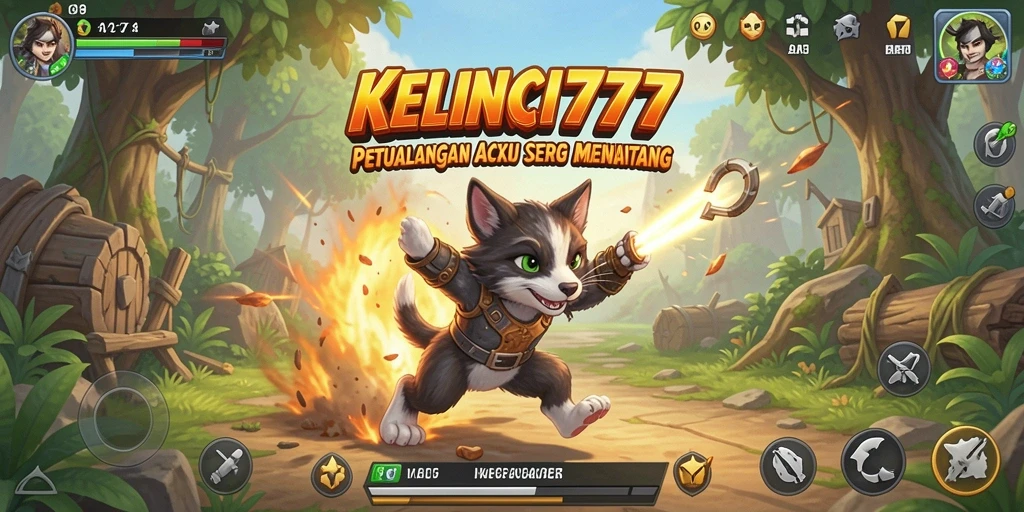 Screenshot menampilkan aksi seru dalam permainan KELINCI777.