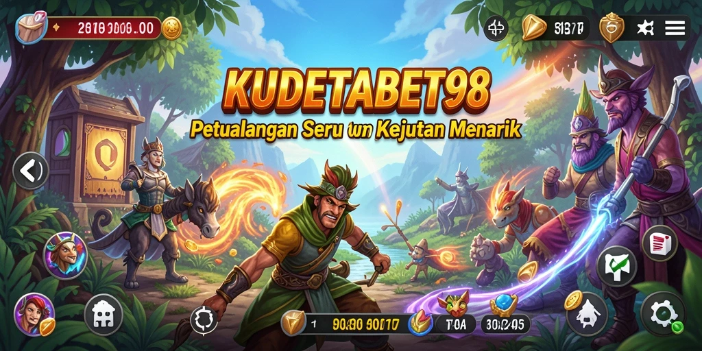 Tampilan gameplay KUDETABET98 yang penuh petualangan dan tantangan.