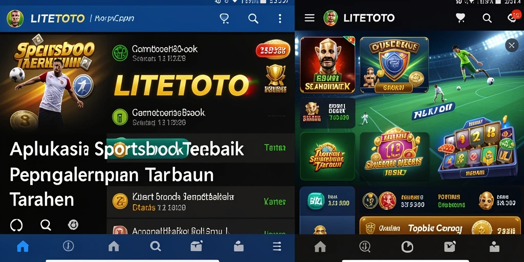Screenshot LITETOTO menampilkan pengalaman taruhan yang mendebarkan.