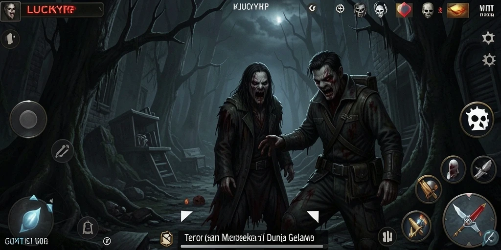 Screenshot gameplay LUCKYRP menampilkan suasana mencekam yang memikat.