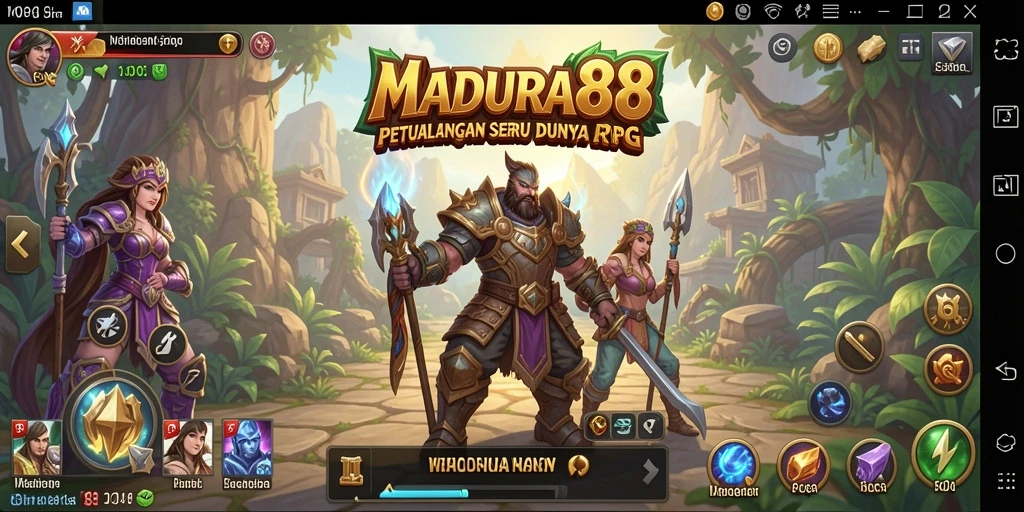 Skrinsut gameplay <strong>MADURA88</strong> yang penuh aksi dan petualangan mendebarkan.