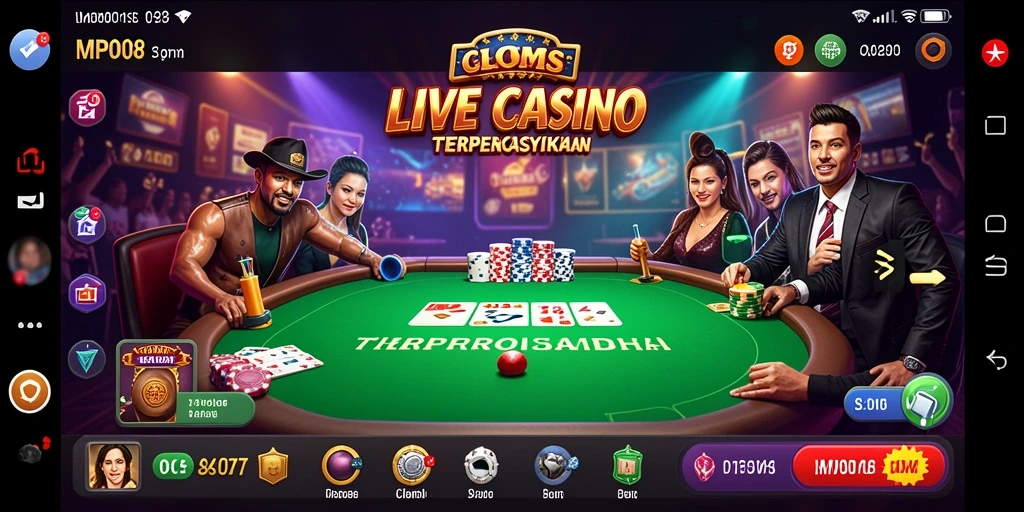 Gameplay Live Casino yang seru dan interaktif di MPO08.