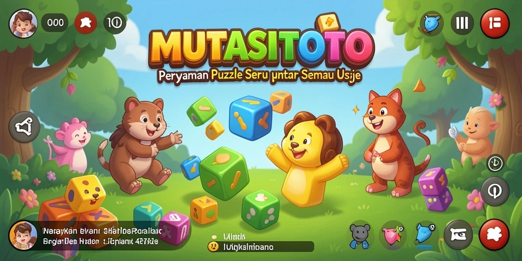 Screenshot gameplay MUTASITOTO menunjukkan tantangan Puzzle yang menarik.