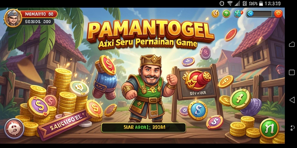 Tampilan seru gameplay PAMANTOGEL saat aksi berlangsung.