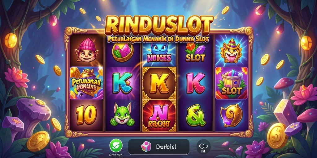 Screenshot gameplay RINDUSLOT menunjukkan aksi petualangan yang seru.