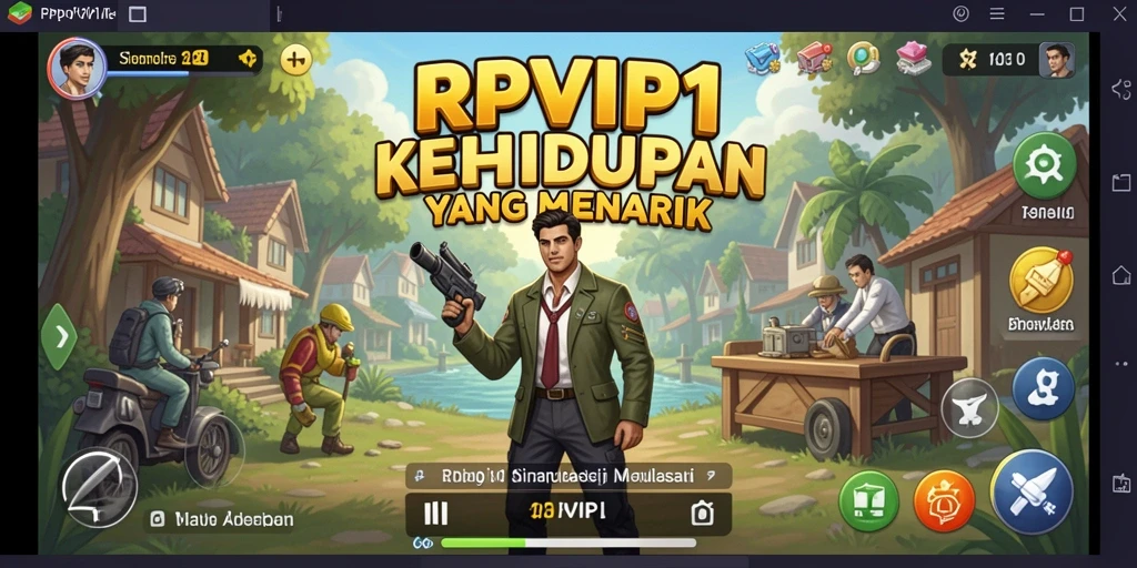 Tampilan utama RPVIP1 yang menampilkan momen gameplay yang menarik.