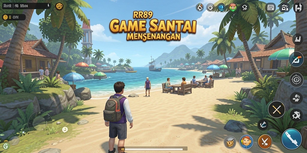 Tampilan menarik dari gameplay RR89 yang seru dan santai.